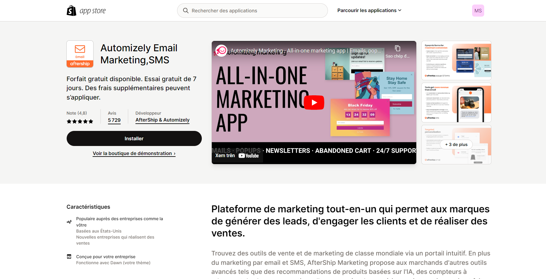 automizely email marketing on app store
